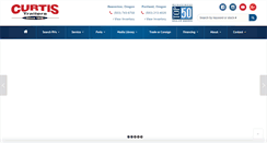Desktop Screenshot of curtistrailers.com